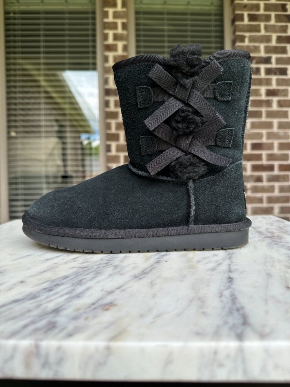 Koolaburra By UGG Kids Victoria Suede Short Boots 1019372 US 2 EU 33.5